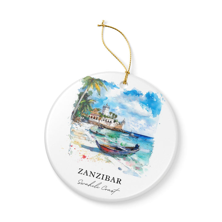 Zanzibar Ornament: Unique Zanzibar Souvenir, Swahili Coast Xmas Decor, and Authentic Zanzibar City Gift