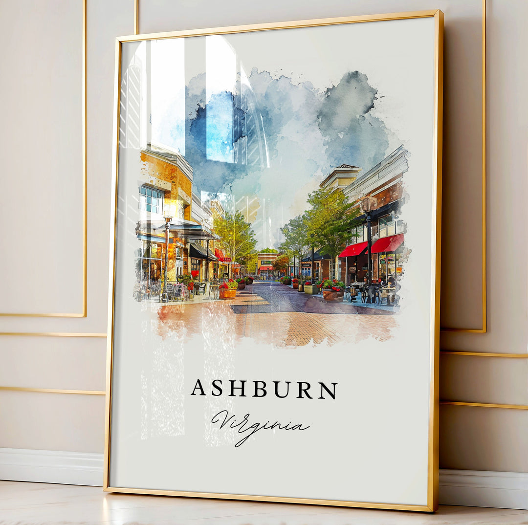 Ashburn Wall Art - Virginia Print