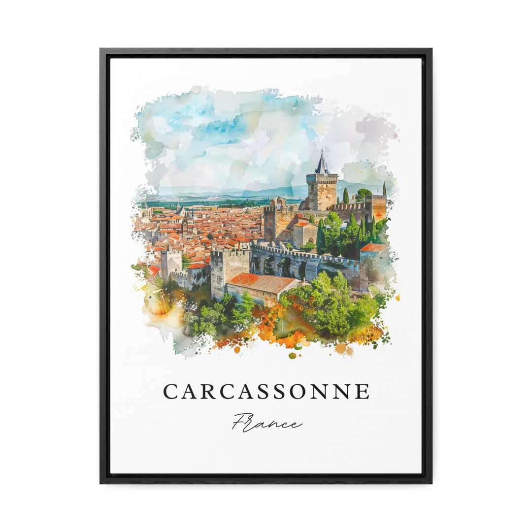 Carcassonne Wall Art, Carcassonne Print, France Wall Art, Carcassonne Gift, Travel Print, Travel Poster, Travel Gift, Housewarming Gift