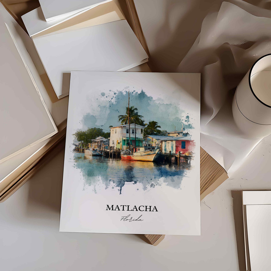 Matlacha, Florida – Watercolor Art Print