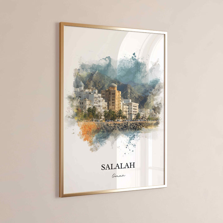 Salalah, Oman – Watercolor Art Print