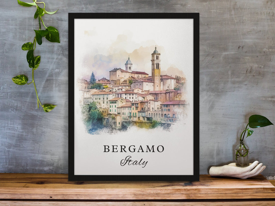 Bergamo Wall Art - Italy Print