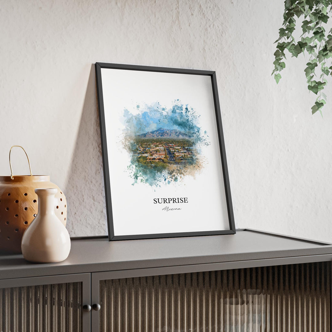 Surprise, Arizona – Watercolor Art Print