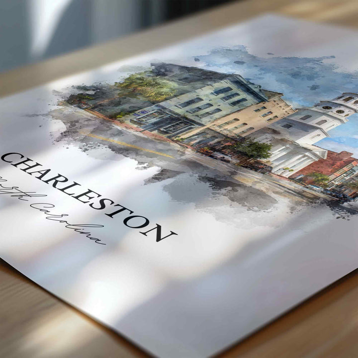 Charleston, South Carolina – Watercolor Art Print