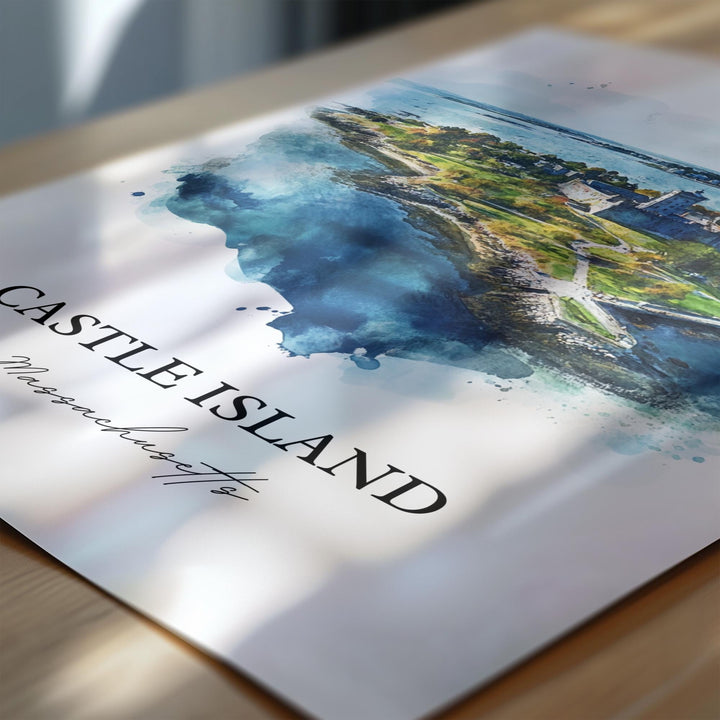 Castle Island Boston Wall Art - Massachusetts Print