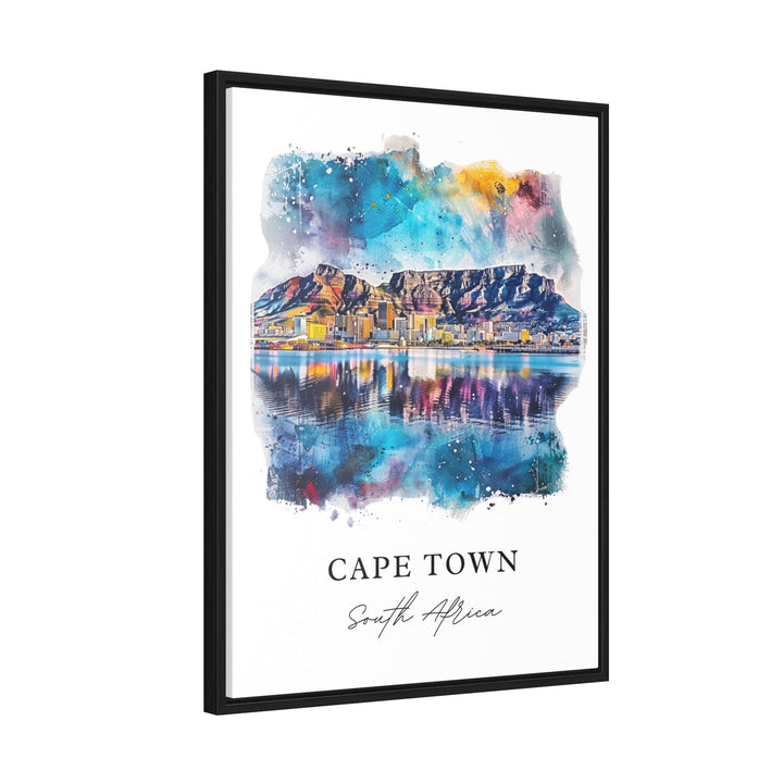 Cape Town Wall Art, Cape Town SA Print, Cape Town South Africa Watercolor, South Africa Gift,