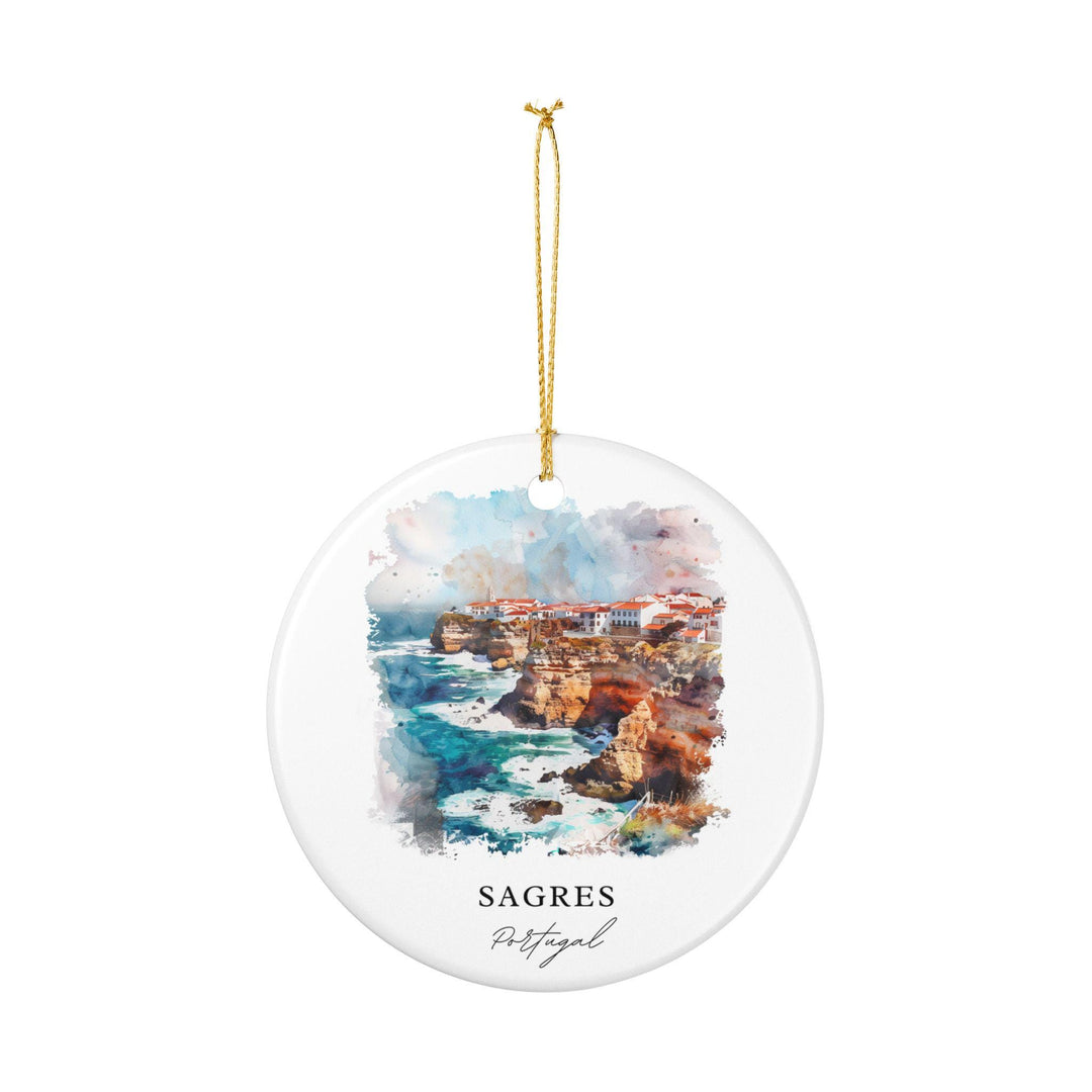Sagres, Portugal Ornament: Unique Sagres Souvenir, Sagres Portugal Xmas Decor, and Authentic Portugal Gift