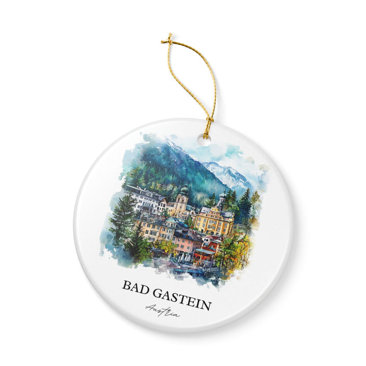 Bad Gastein Ornament: Unique Austria Souvenir, Austria Xmas Decor, and Authentic Bad Gastein Gift