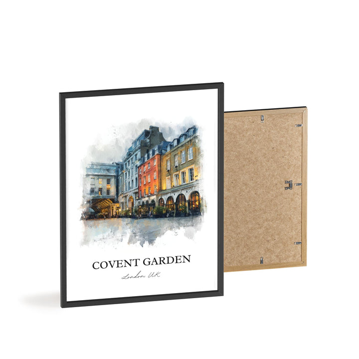 Covent Garden, England – Watercolor Art Print