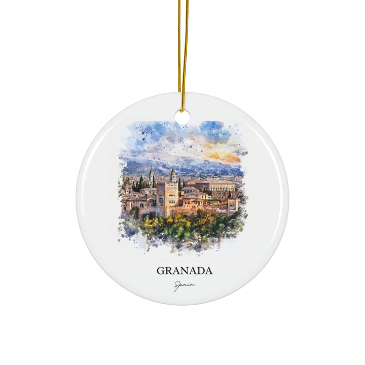 Granada Spain Ornament: Unique Granada Souvenir, Granada Xmas Decor, and Authentic Granada Spain Gift