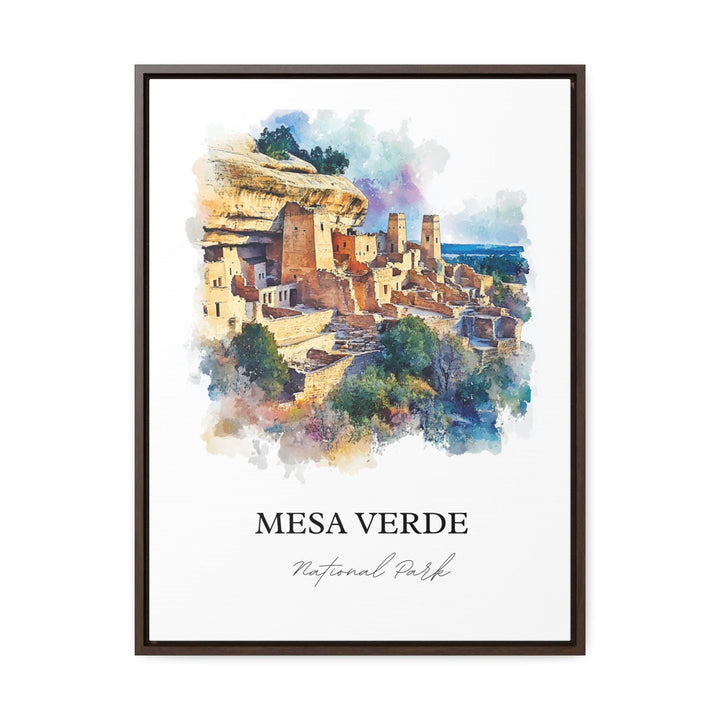 Mesa Verde National Park Art, Montezuma County Print, Colorado Artwork, Mesa Verde Gift, Travel Print, Travel Poster, Housewarming Gift