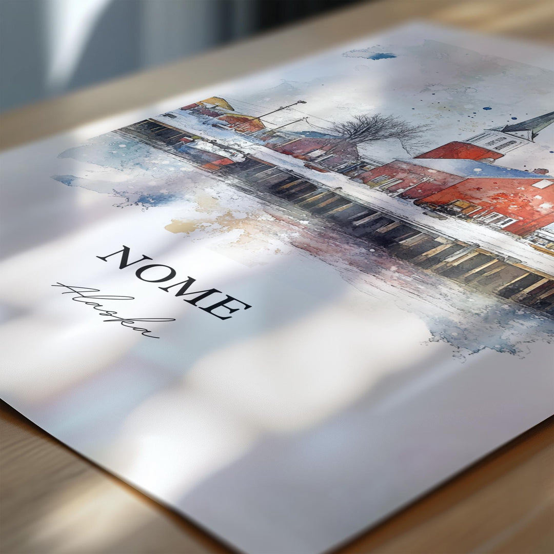 Nome AK Wall Art - Alaska Print