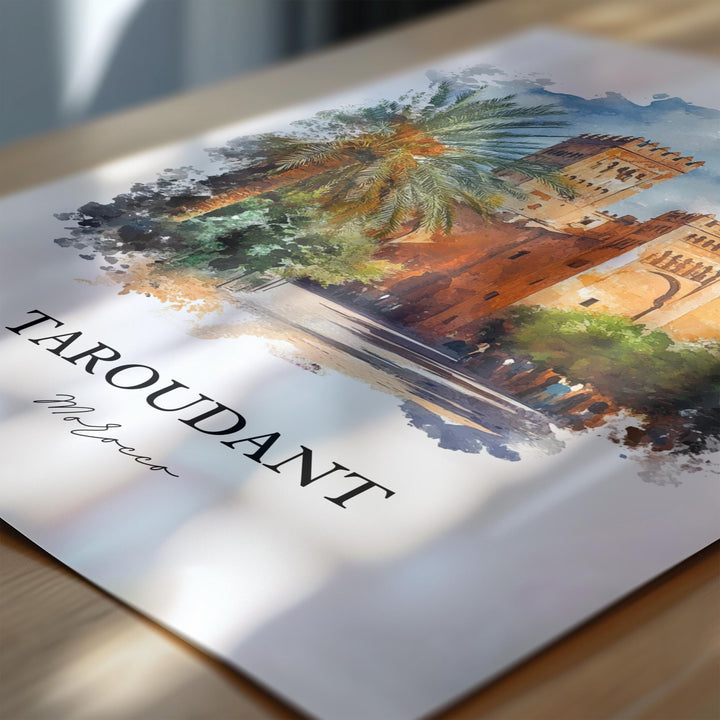Taroudant, Morocco – Watercolor Art Print