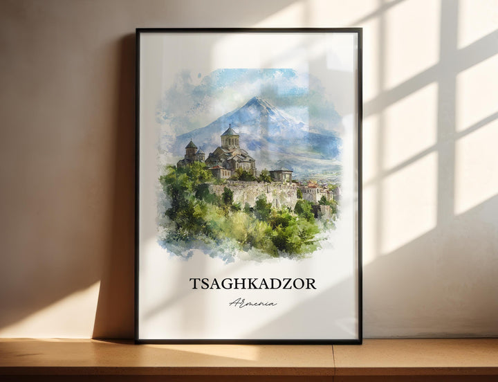 Tsaghkadzor, Armenia – Watercolor Art Print