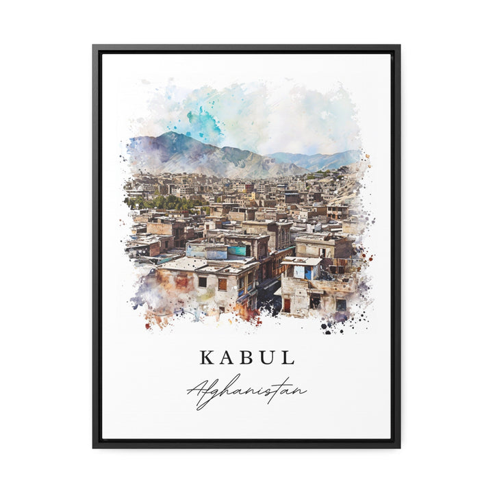 Kabul Afghanistan travel art - Afghanistan, Kabul print, Kabul Wedding gift, Afghani Birthday present, Custom Text, Perfect Gift