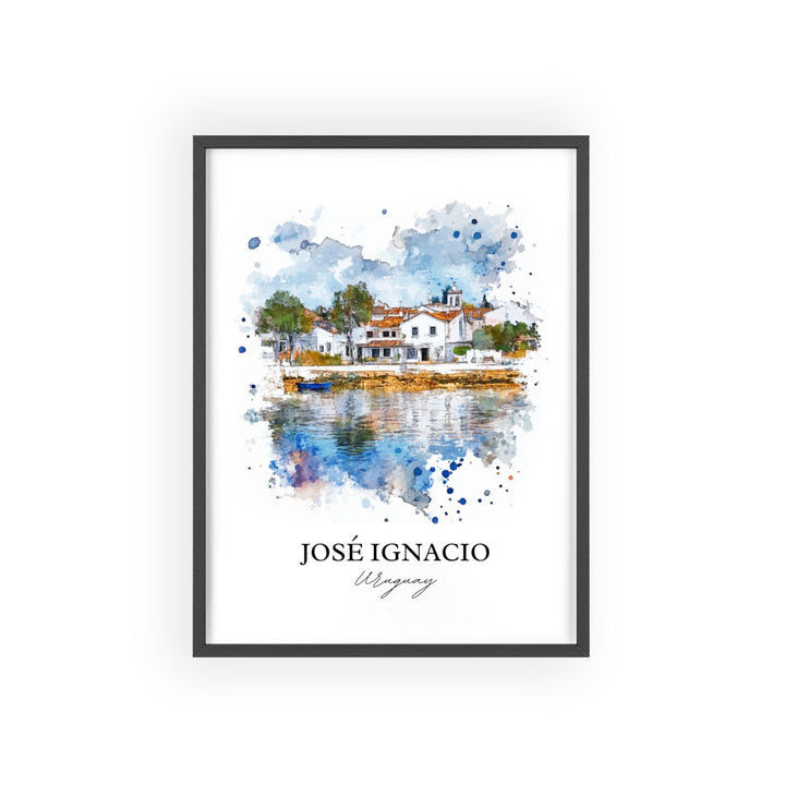 José Ignacio Wall Art, Paraguay Print, Paraguay Watercolor Art, José Ignacio Gift, Travel Print, Travel Poster, Housewarming Gift