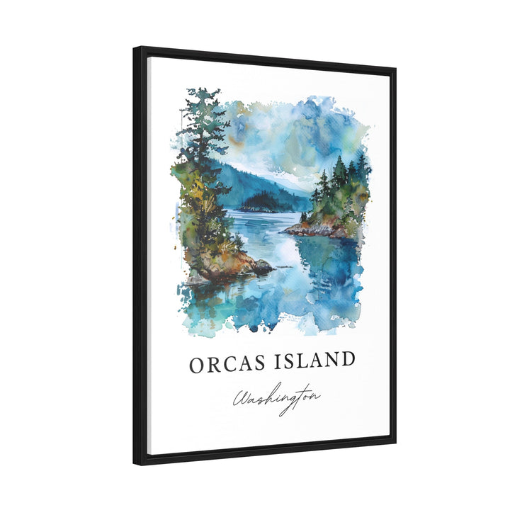 Orcas Island, USA – Watercolor Art Print