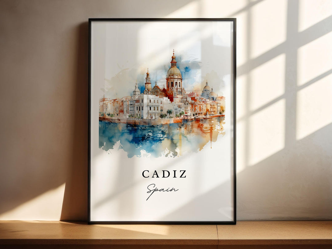 Cadiz Wall Art - Spain Print