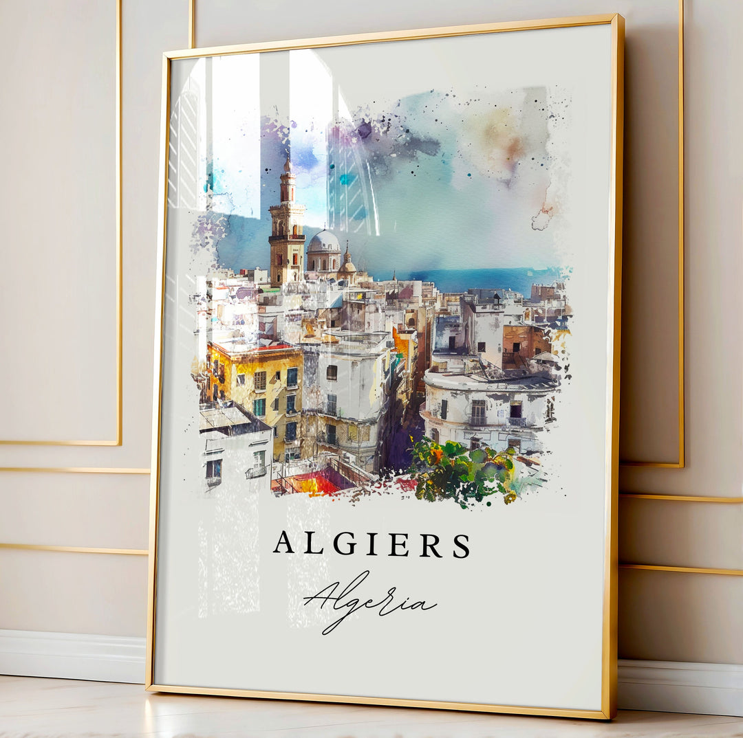 Algiera Wall Art - Algeria Print