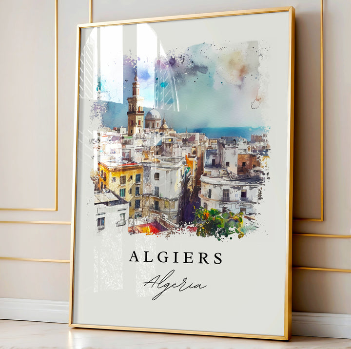 Algiera Wall Art - Algeria Print