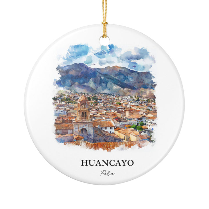 Huancayo Peru Ornament: Unique Huancayo Souvenir, Peru Xmas Decor, and Authentic Huancayo Gift
