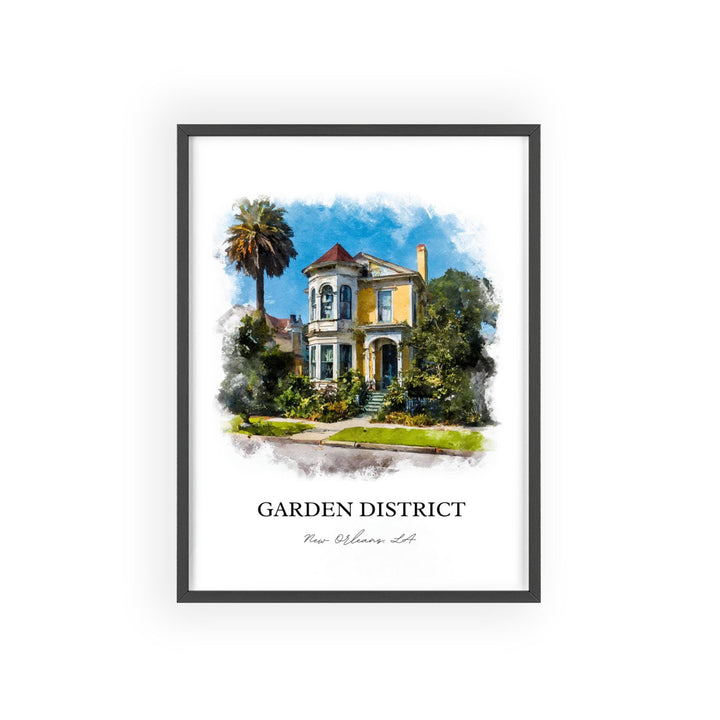 New Orleans, Louisiana, USA – Watercolor Art Print