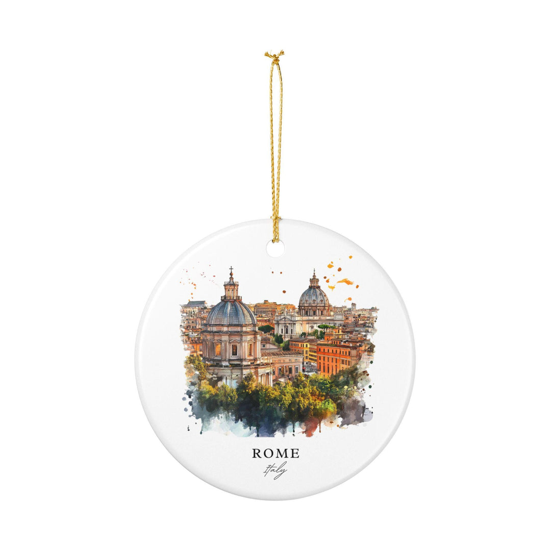 Rome Italy Ornament: Unique Rome IT Souvenir, Italy Xmas Decor, and Authentic Rome Italy Gift