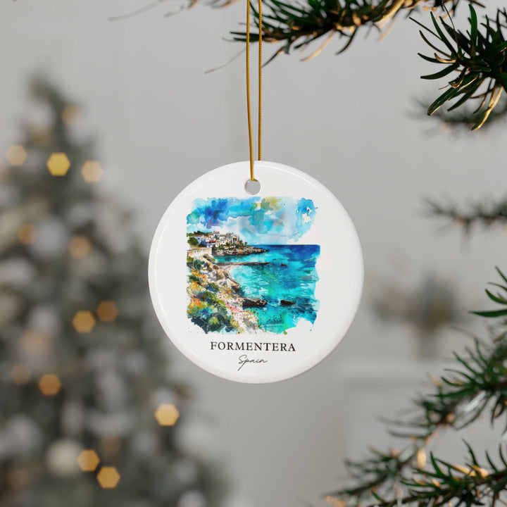 Formentera Spain Ornament: Unique Formentera Souvenir, Formentera Xmas Decor, and Authentic Spain Gift