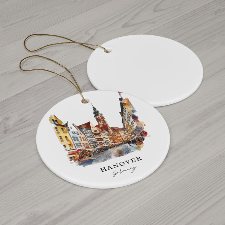 Hanover Germany Ornament: Unique Hanover Souvenir, Hanover Xmas Decor, and Authentic Hanover Germany Christmas Gift