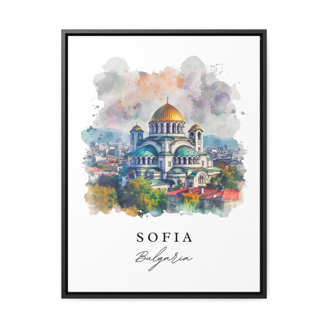 Sofia Bulgaria wall art - Bulgaria, Sofia print, Sofia Wedding gift, Sofia Birthday present, Custom Text, Perfect Gift