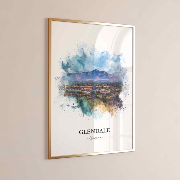 Glendale, Arizona – Watercolor Art Print
