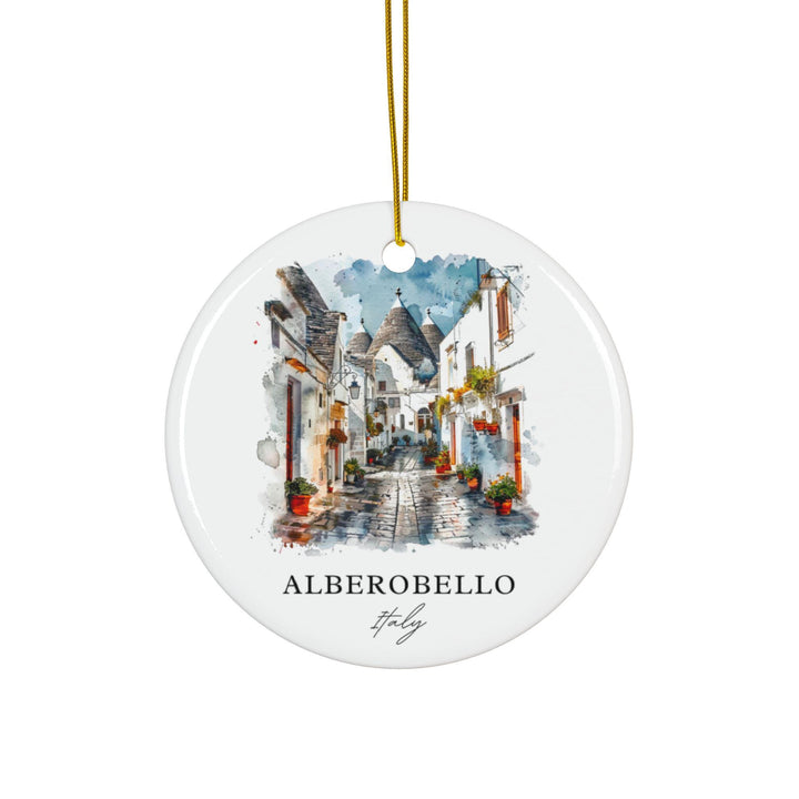 Alberobello Ornament: Unique Alberobello Italy Souvenir, Italy Xmas Decor, and Authentic Italy Gift