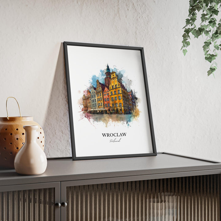 Wroclaw, Poland – Watercolor Art Print
