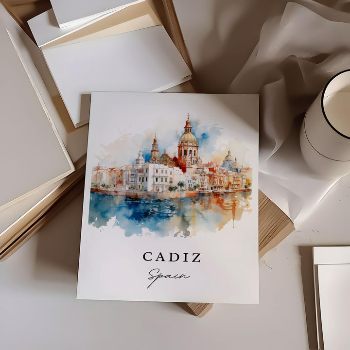 Cadiz Wall Art - Spain Print