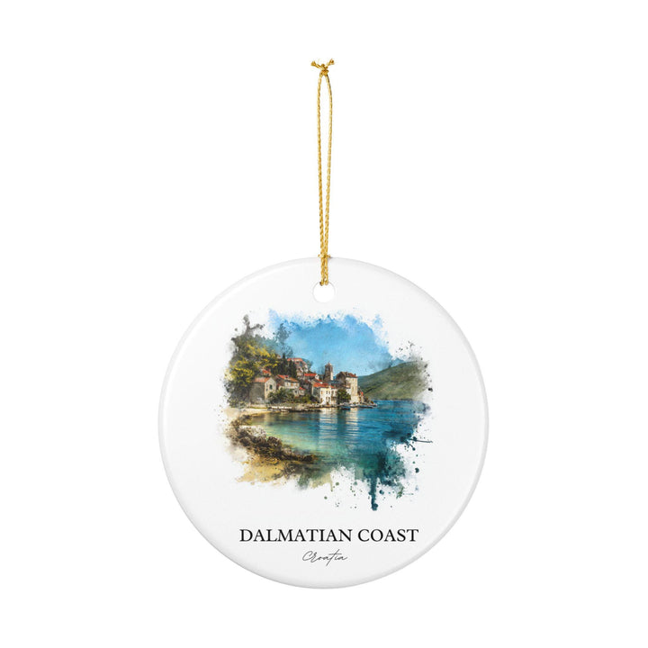 Dalmatian Coast Ornament: Unique Croatia Souvenir, Dalmatian Coast Xmas Decor, and Authentic Dalmatian Coast Gift