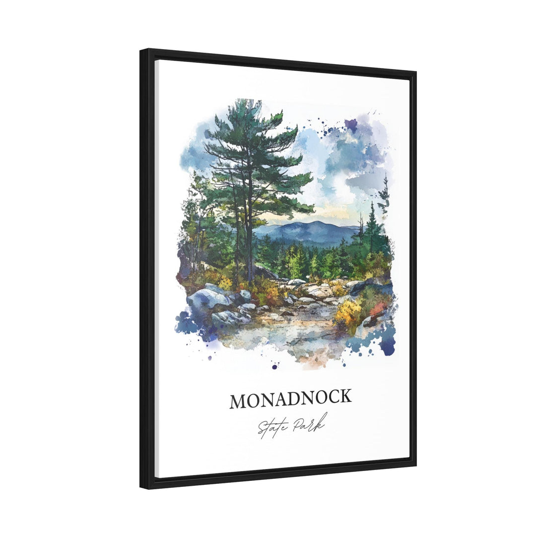 Monadnock State Park Art, Cheshire County Print, New Hampshire Artwork, Monadnock NH Gift, Travel Print, Travel Poster, Housewarming Gift