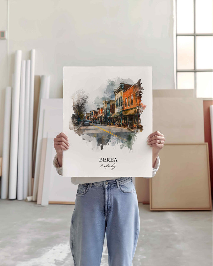 Berea, Kentucky – Watercolor Art Print