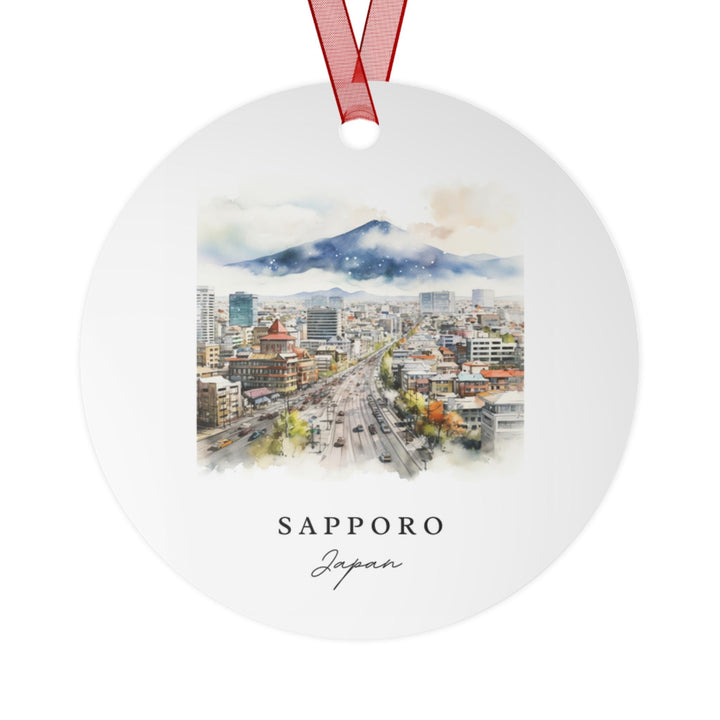 Sapporo Japan Ornament: Unique Sapporo Souvenir, Sapporo Xmas Decor, and Authentic Sapporo Gift