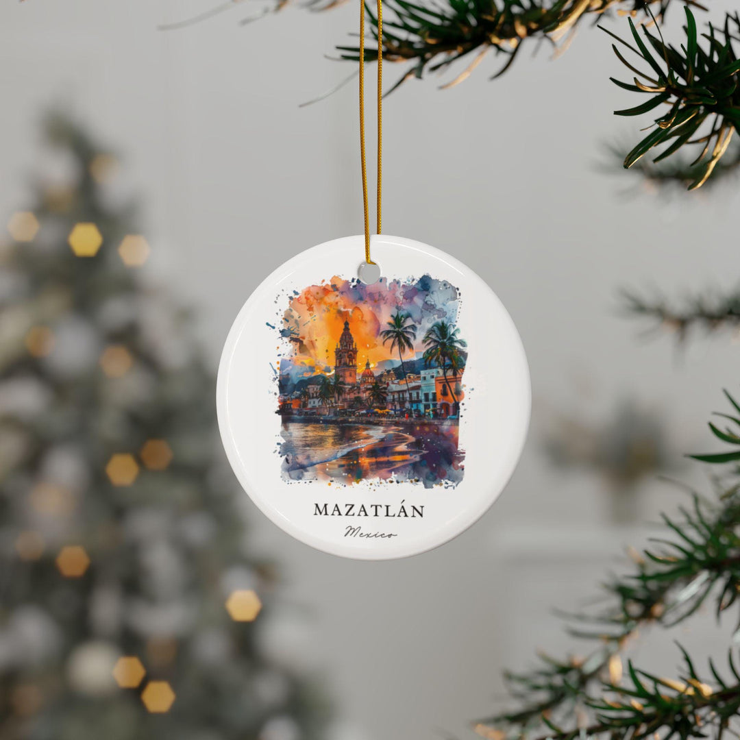 Mazatlan Mexico Ornament: Unique Mazatlan Souvenir, Mazatlan Xmas Decor, and Authentic Mexico Gift
