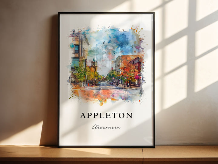 Appleton Wall Art - Wisconsin Print