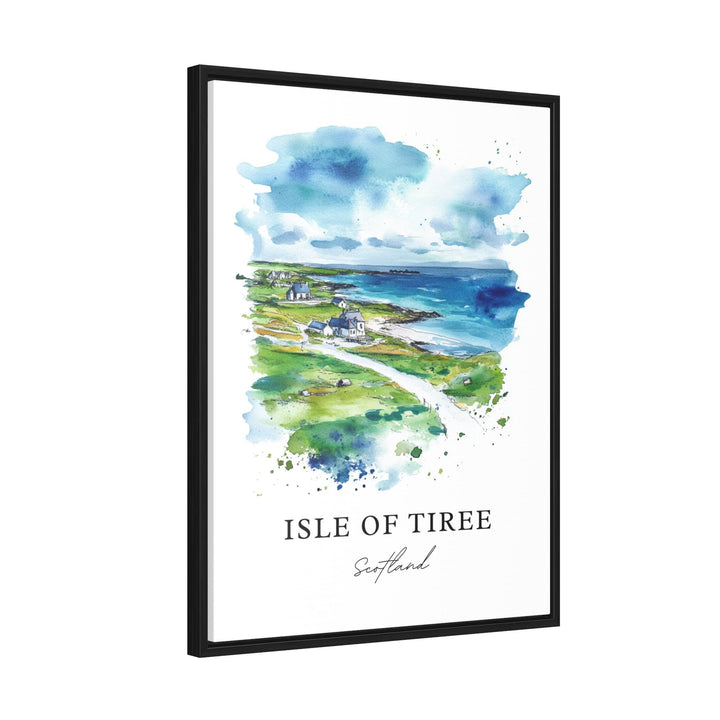 Isle of Tiree Art, Scotland Islands Print, Isle of Tiree Watercolor Art, Inner Hebrides Gift, Travel Print, Travel Poster, Housewarming Gift