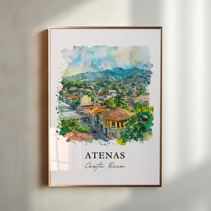 Atenas Wall Art - Costa Rica Print