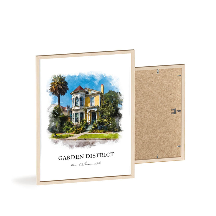 New Orleans, Louisiana, USA – Watercolor Art Print
