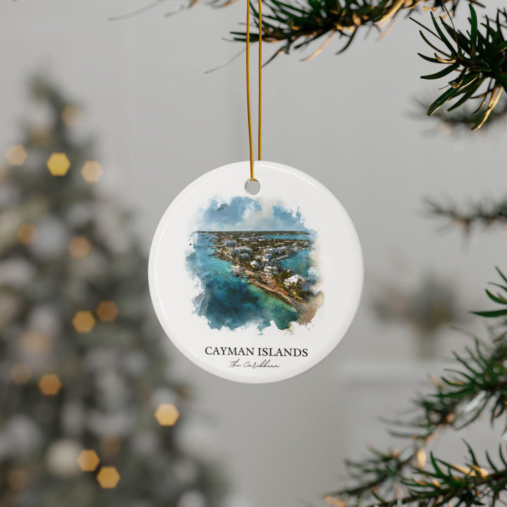 Cayman Islands Ornament: Unique Grand Cayman Souvenir, Caribbean Xmas Decor, and Authentic Cayman Islands Gift