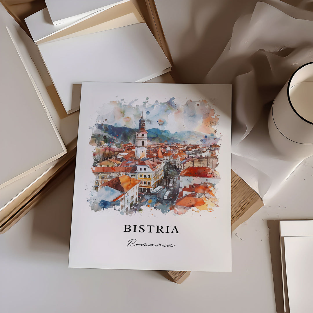 Bistria Wall Art - Romania Print