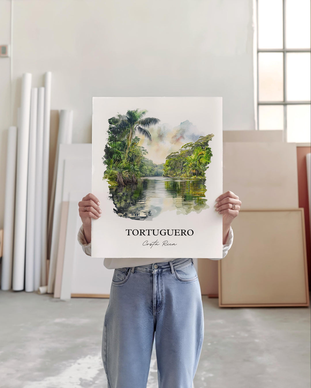 Tortuguero, Costa Rica – Watercolor Art Print