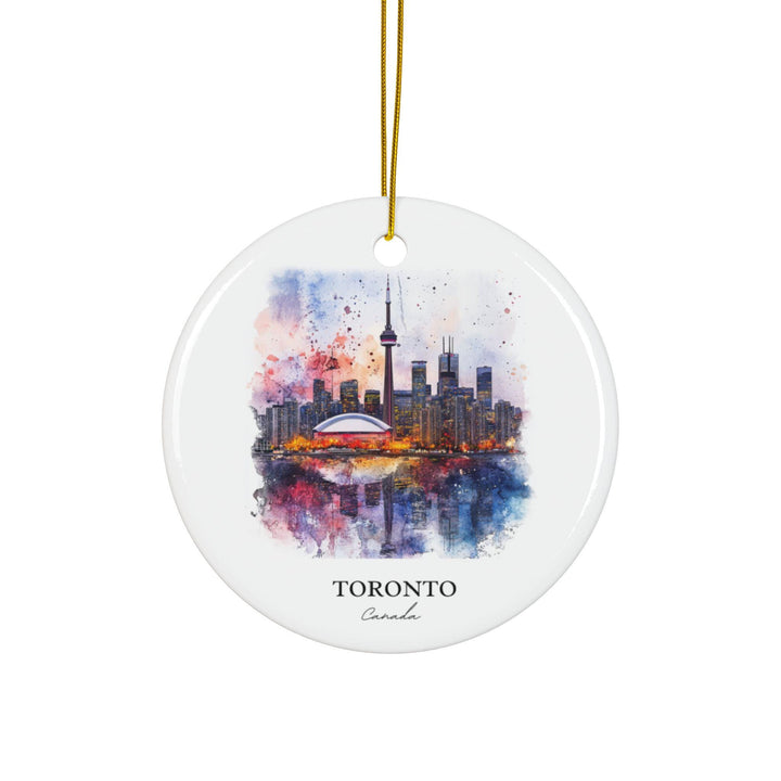 Toronto Canada Ornament: Unique Toronto Souvenir, Toronto Xmas Decor, and Authentic Toronto Gift