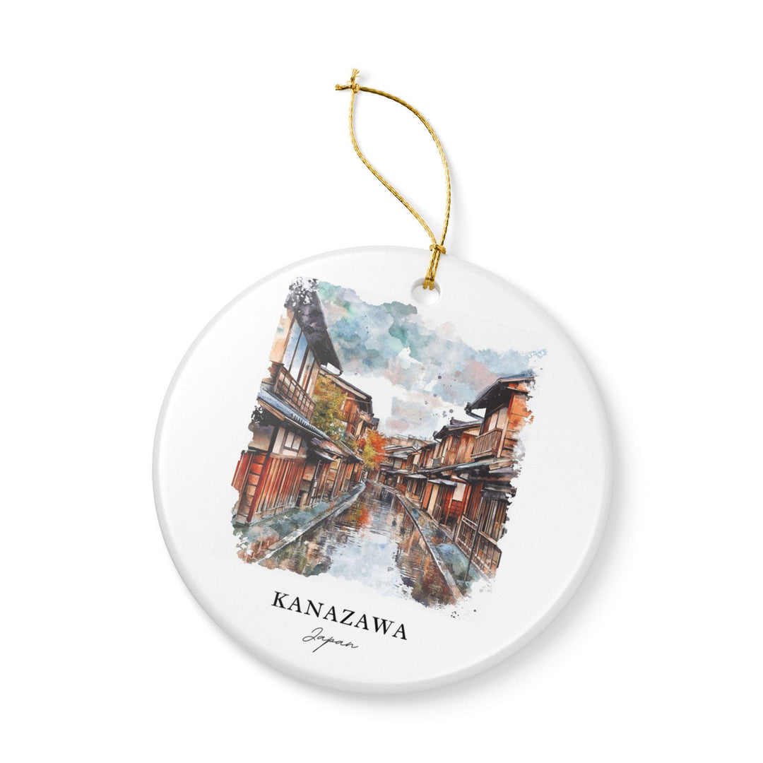 Kanazawa Ornament: Unique Kanazawa Japan Souvenir, Kanazawa Xmas Decor, and Authentic Kanazawa Japan Gift