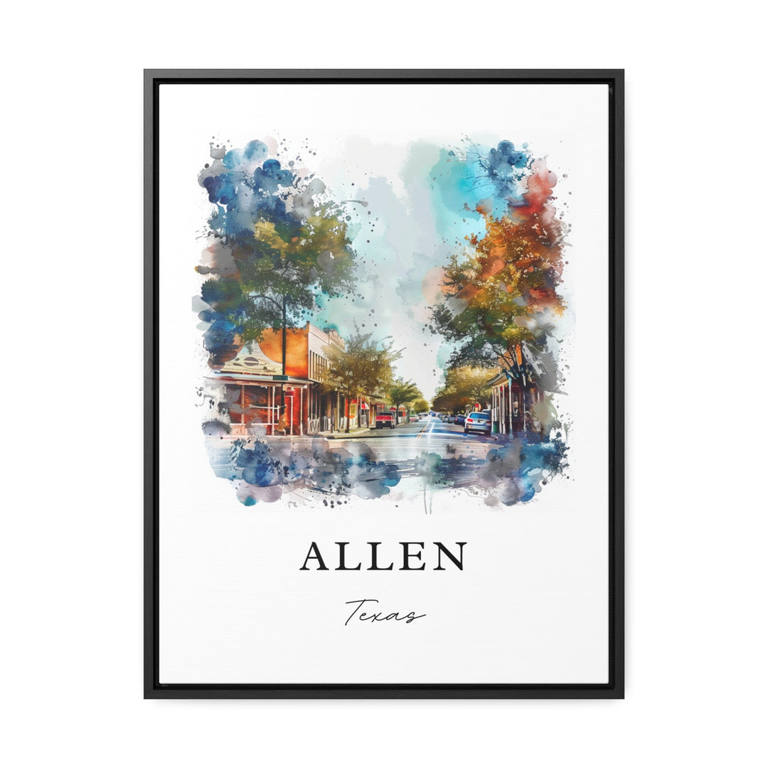 Allen Wall Art - Texas Print