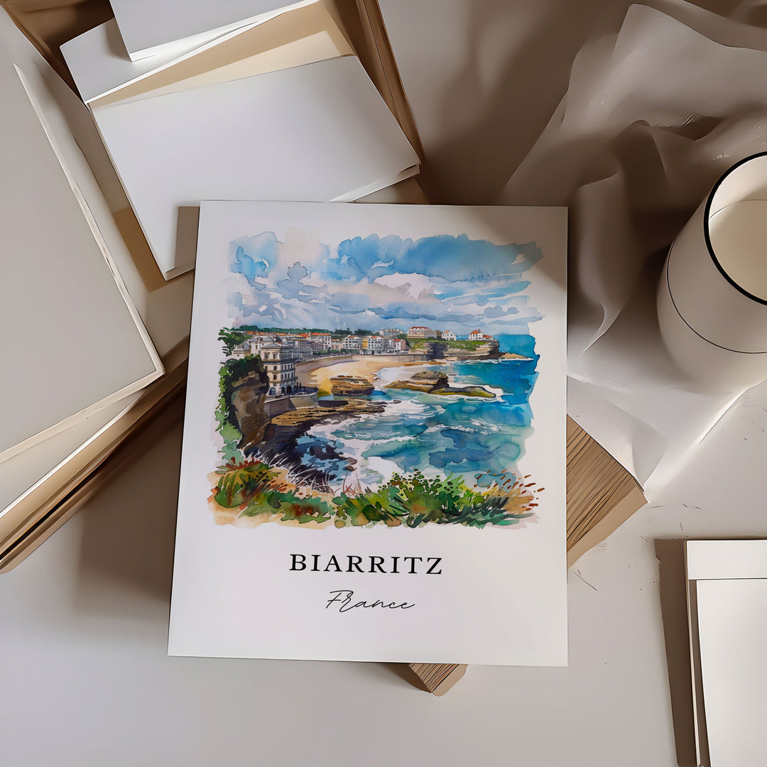 Biarritz France Wall Art - Biarritz Print